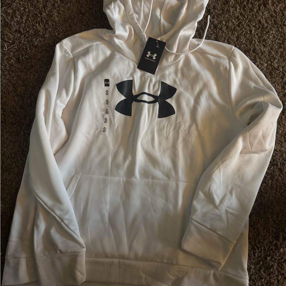 Women’s Under Armour white hoodie size xl